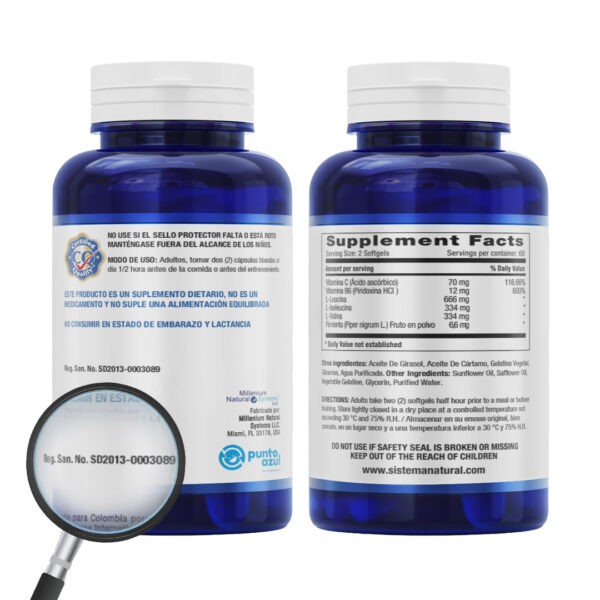 BCAA 750 mg - Imagen 2