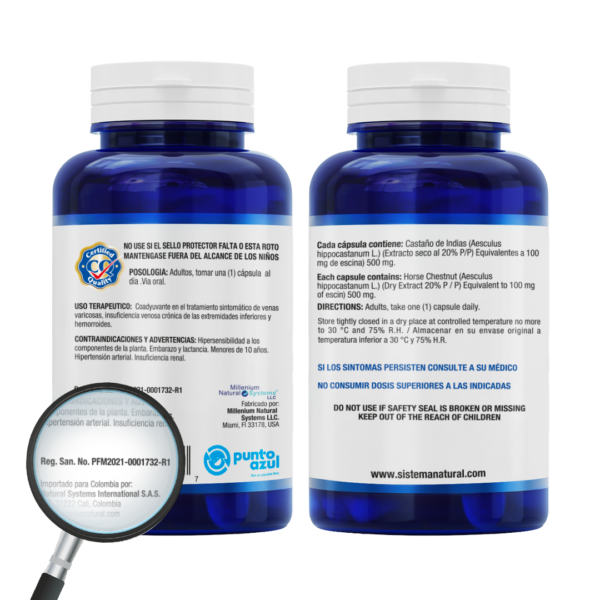 Castaño de Indias 500 mg - Imagen 3