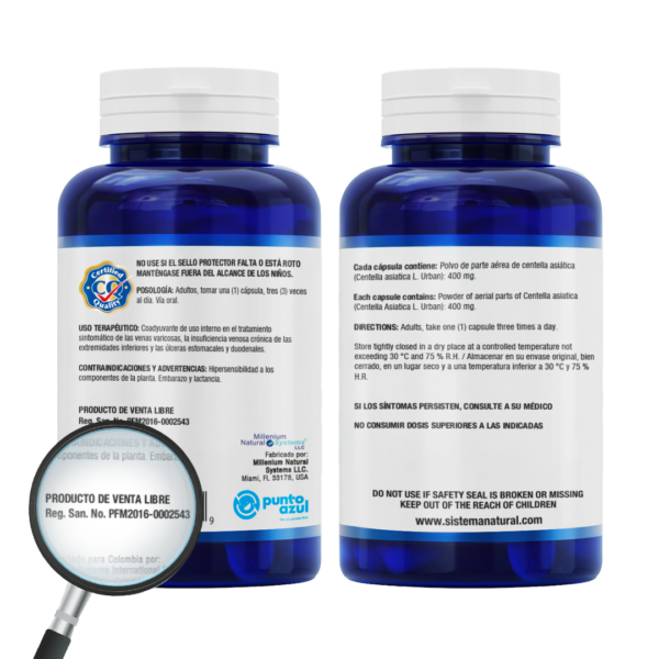 Centella Asiática 400 mg - Imagen 3