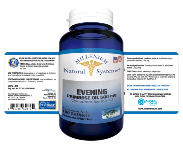 Evening Primrose Oil 500 mg - Imagen 4