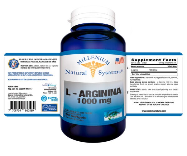 L-Arginina 1000 mg - Imagen 4