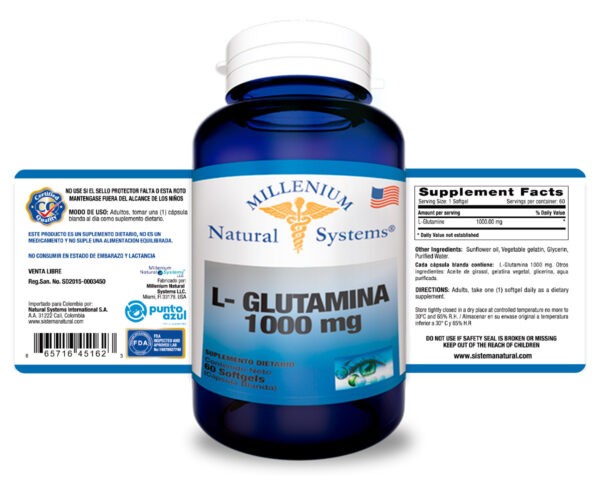 L-Glutamine 1.000 mg - Imagen 4