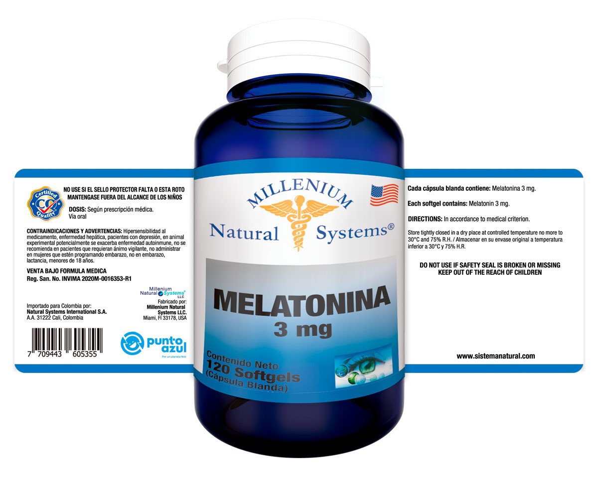 Melatonina 3 mg - Imagen 2