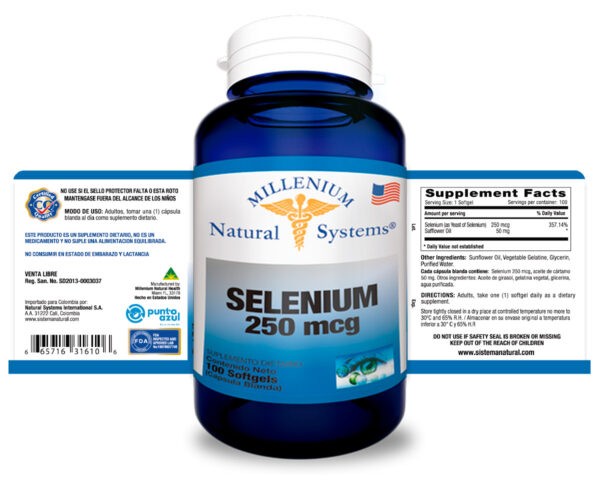 Selenium 250 mcg - Imagen 2
