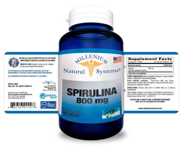 Spirulina 800 mg - Imagen 4