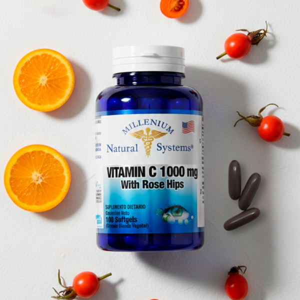 Vitamina C 1000 mg + Rose Hips - Imagen 2